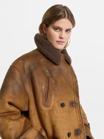 Дубленка из экокожи