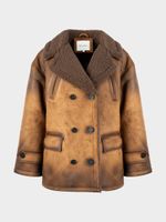 Дубленка из экокожи