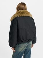 Куртка с меховым воротником