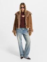 Дубленка из экозамши