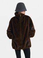 Шуба из экомеха