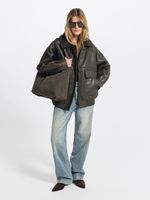 Дубленка из экокожи