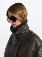 Дубленка из экокожи