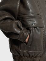 Дубленка из экокожи