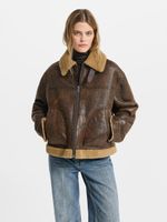 Дубленка из экокожи