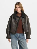 Дубленка из экокожи