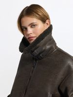 Дубленка из экокожи