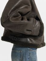 Дубленка из экокожи