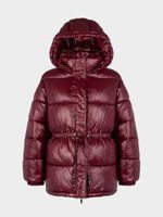 Стеганая куртка с капюшоном