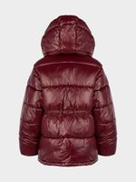 Стеганая куртка с капюшоном