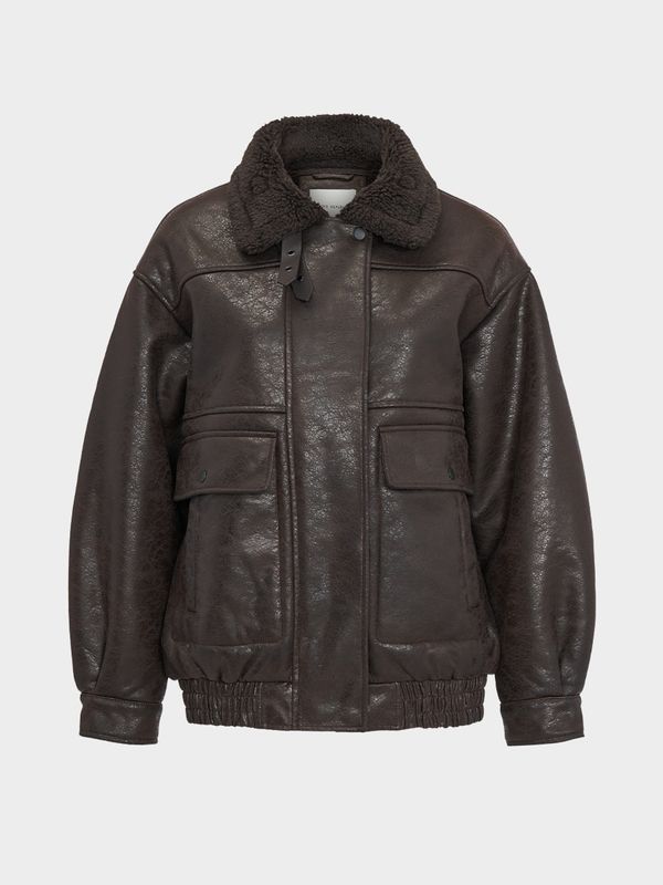 Дубленка из экокожи