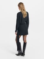 Платье мини с драпировкой