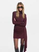 Платье мини с драпировкой