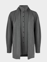 Рубашка с шарфом