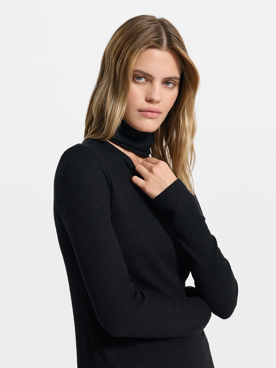 Водолазка со съемным воротником