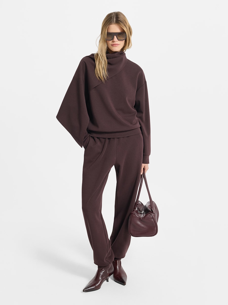 Брюки с лиоцеллом и хлопком