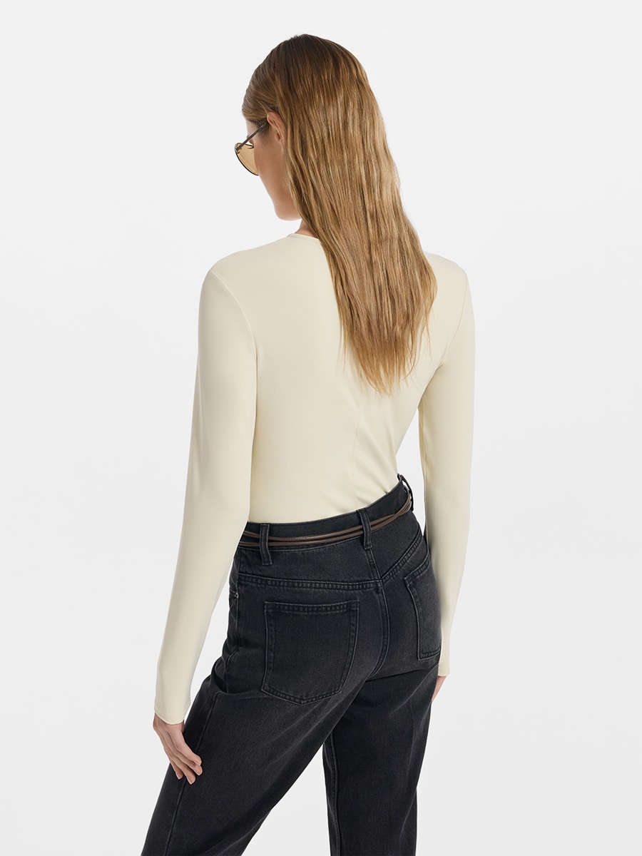 Боди с длинными рукавами