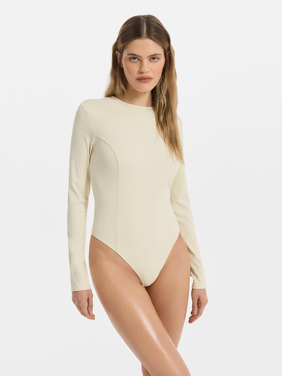 Боди с длинными рукавами