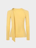 Лонгслив с асимметричным вырезом