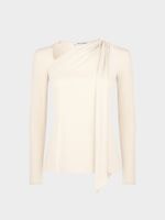 Лонгслив с асимметричным вырезом