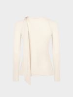 Лонгслив с асимметричным вырезом