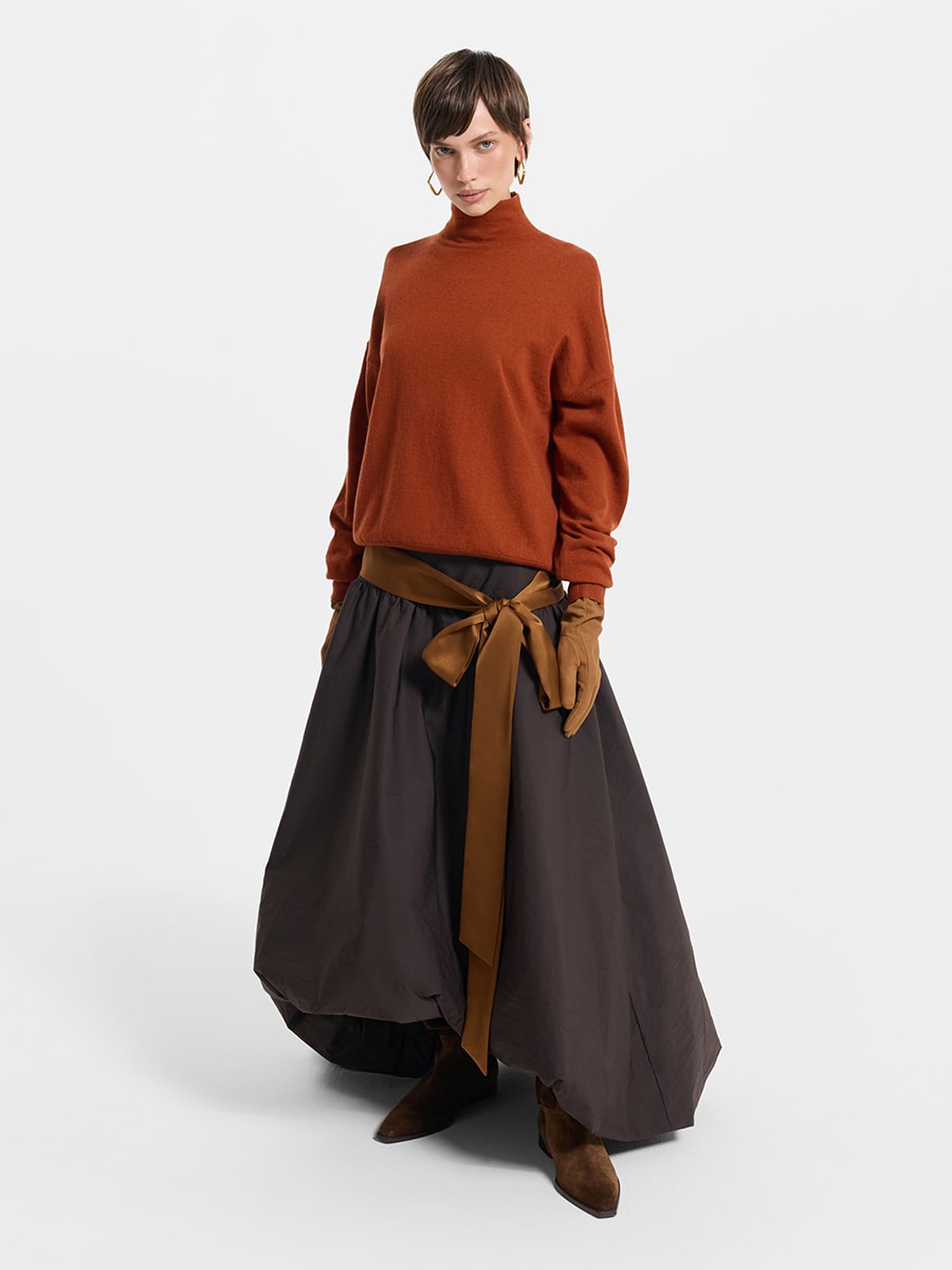 Асимметричная юбка-баллон 5451202207-20