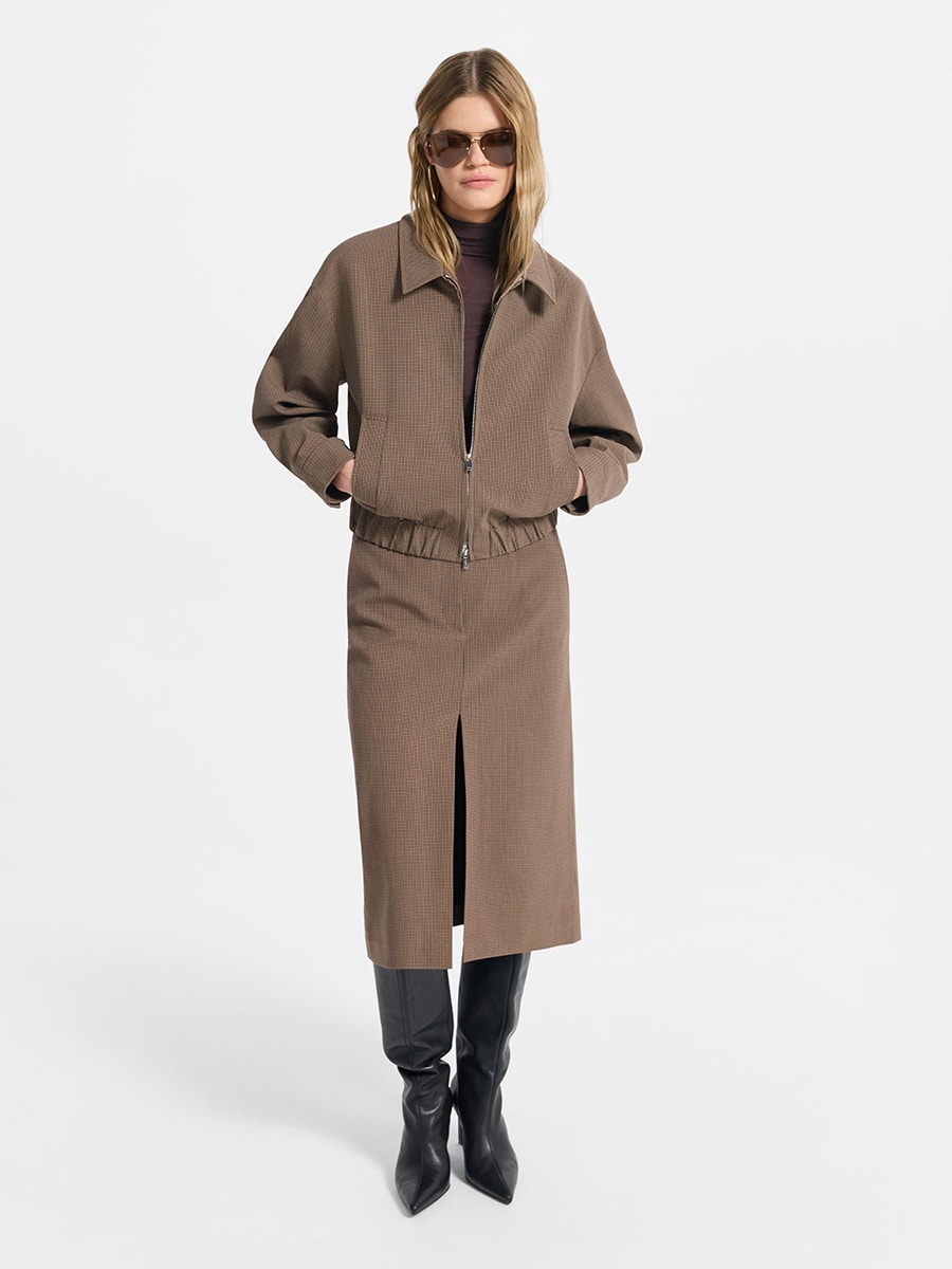 Юбка-карандаш с разрезом