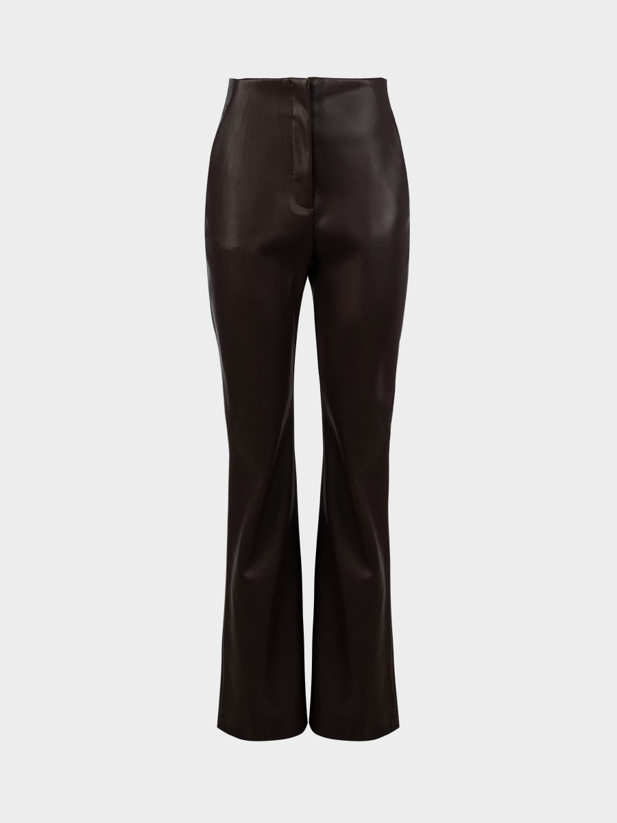 Брюки из экокожи