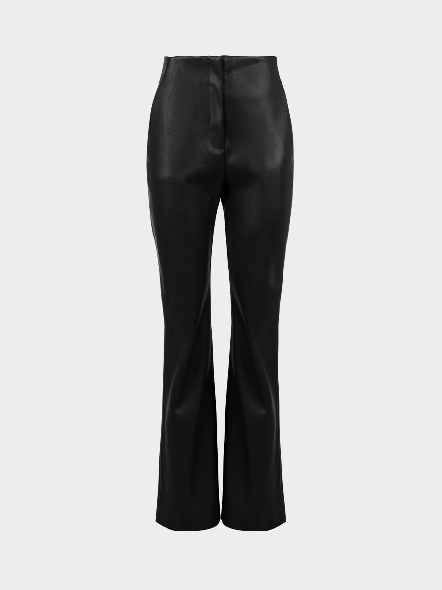 Брюки из экокожи