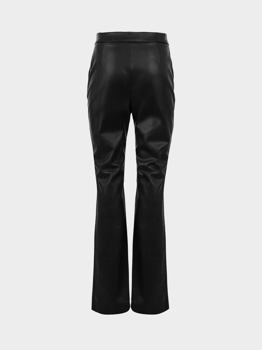 Брюки из экокожи