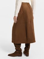 Юбка из экозамши