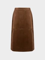 Юбка из экозамши