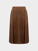 Юбка из экозамши