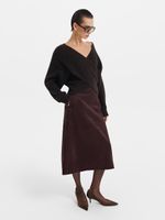 Юбка из экозамши