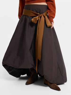 

Асимметричная юбка-баллон