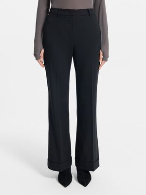 

Расклешенные брюки с шерстью