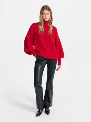 

Брюки из экокожи