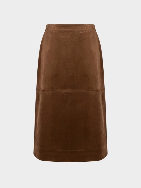 Юбка из экозамши