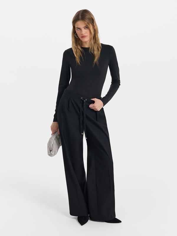 Брюки-палаццо с вискозой