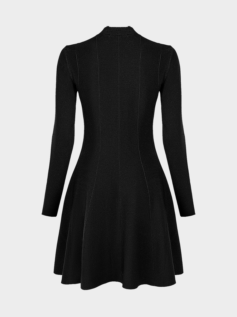 Трикотажное платье мини