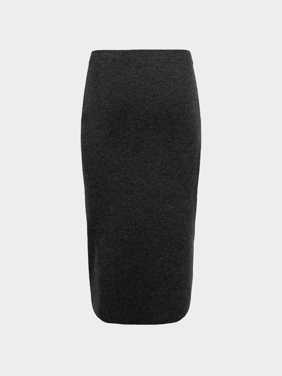 Трикотажная юбка с шерстью