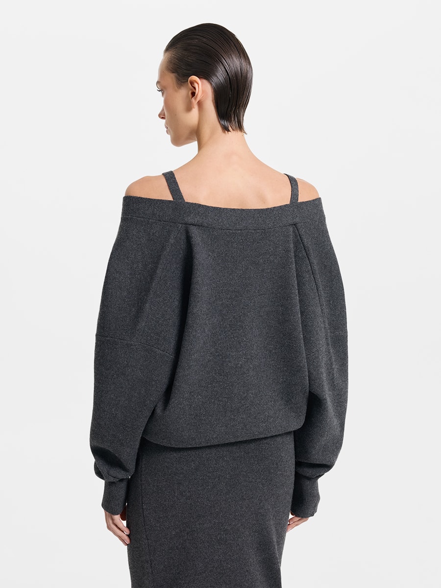 Кардиган с шерстью