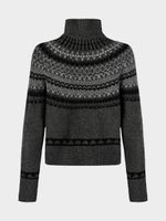 Свитер с шерстью и мохером