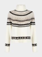 Свитер с шерстью и мохером