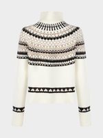 Свитер с шерстью и мохером