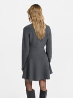 Трикотажное платье с шерстью