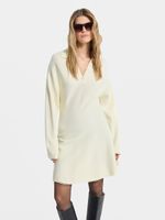 Трикотажное платье с шерстью