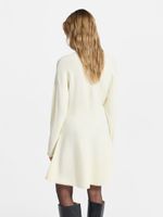 Трикотажное платье с шерстью