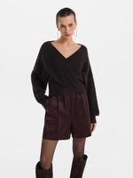 Джемпер с ангорой и шерстью 