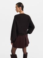 Джемпер с ангорой и шерстью 